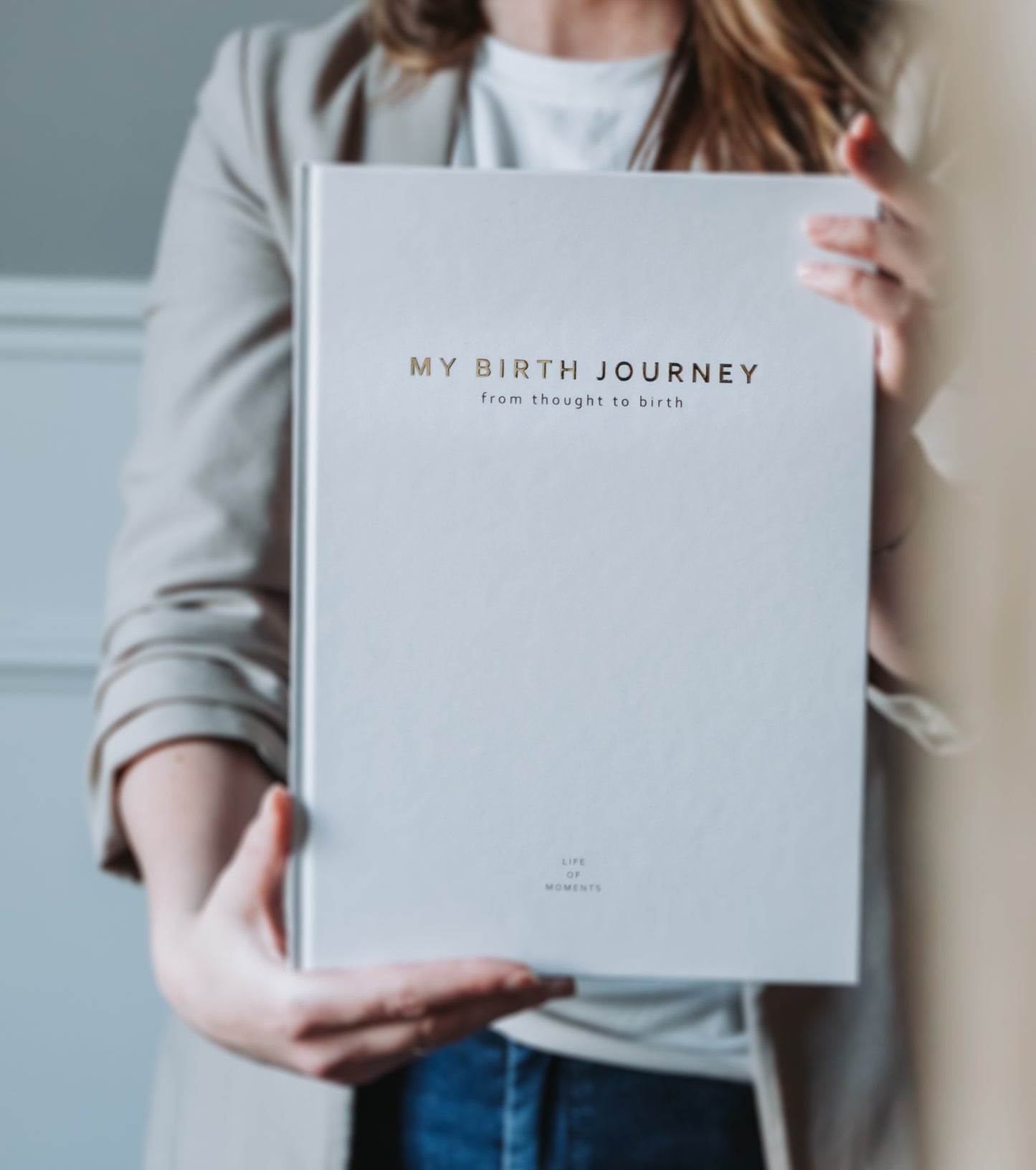 Zwangerschaps & geboorte invulboek ‘My Birth Journey’ (Timeless Gold)