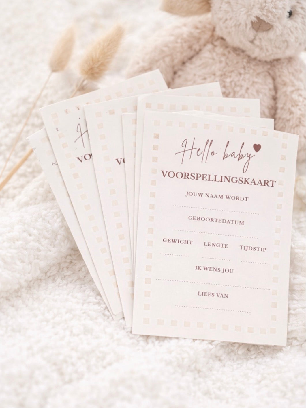 Invulkaarten - Baby voorspellingen (10st.)
